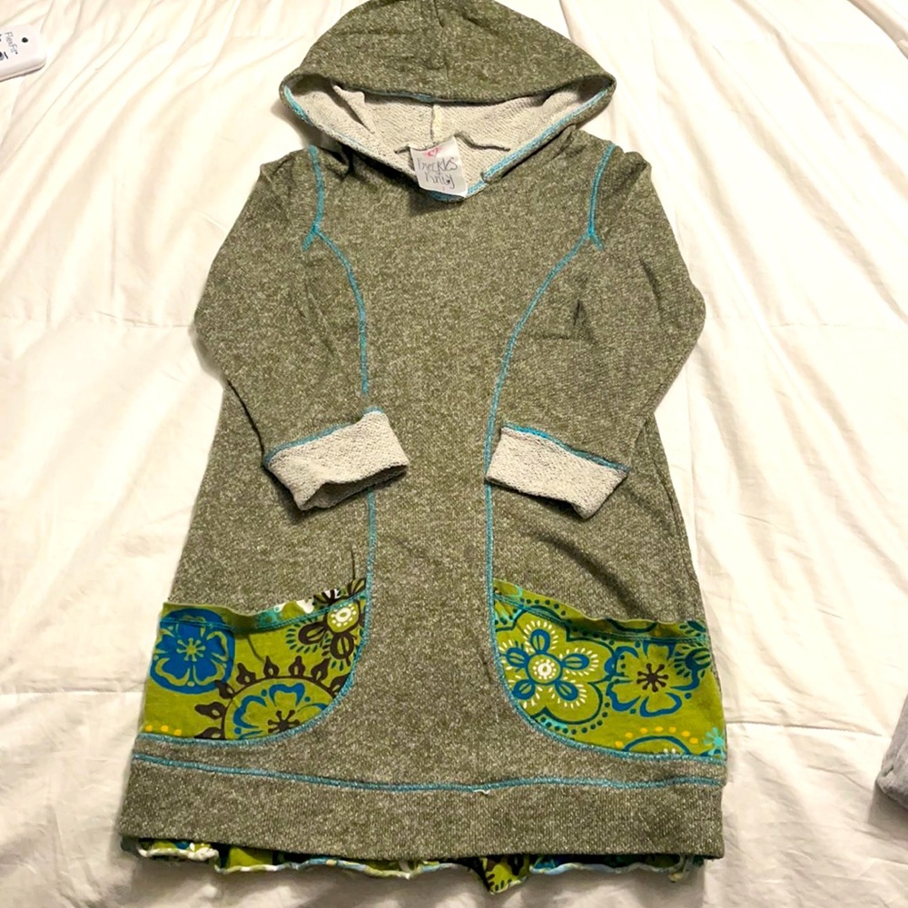 Freckles & Kitty Hooded Sweater Dress